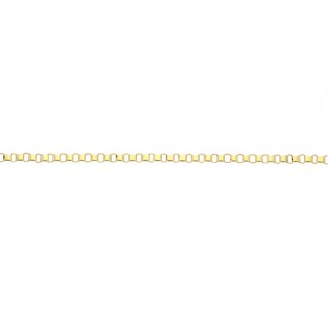  Bracelet or jaune 10kt cz 6mm -7,25" VI60-10